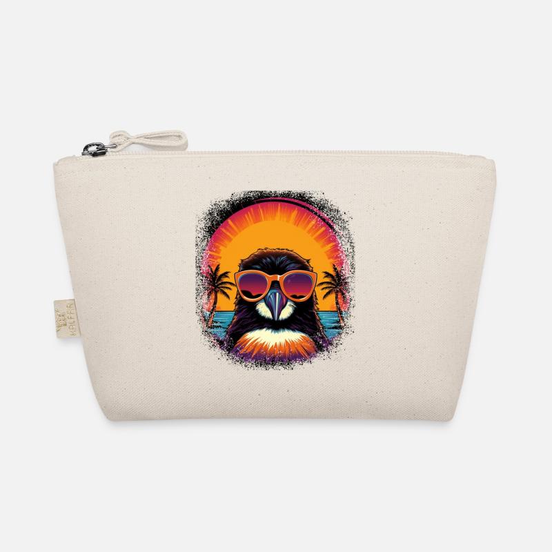 gift idea chinstrap penguin present geek choreo dj Bio-Täschchen