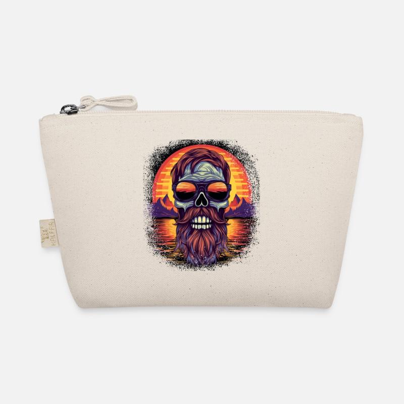 Respect The Beard Art Playoff Beard Bearded Collie Organic Pouch