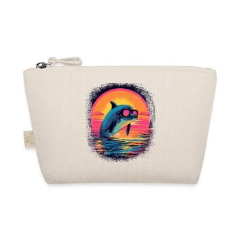children boats sea fish boat present - Organic Pouch - nature - Front