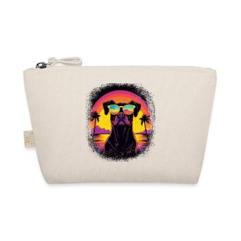 gift idea present humor animal rights rescue - Organic Pouch - nature - Front