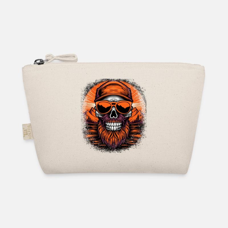 quote badly worn mustache statement Organic Pouch