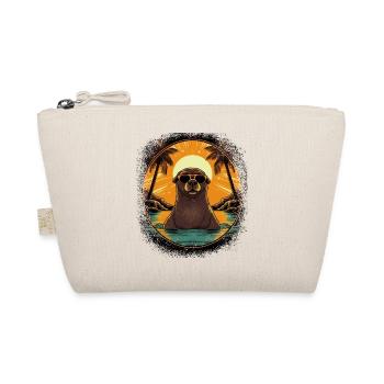 Drôles de dictons Otter Animal Lover Lover Concept Présent - Trousse biologique - nature - Devant