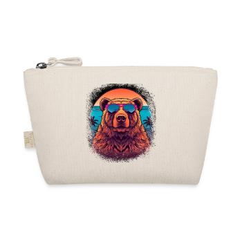 Mammal Panda Birthday Animal Quote Bday Brown Bear - Organic Pouch - nature - Front