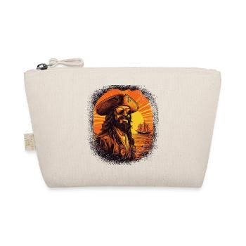 donut birthday bbq smoker pirate flag bday chef - Bio-Täschchen - Natur - Vorne