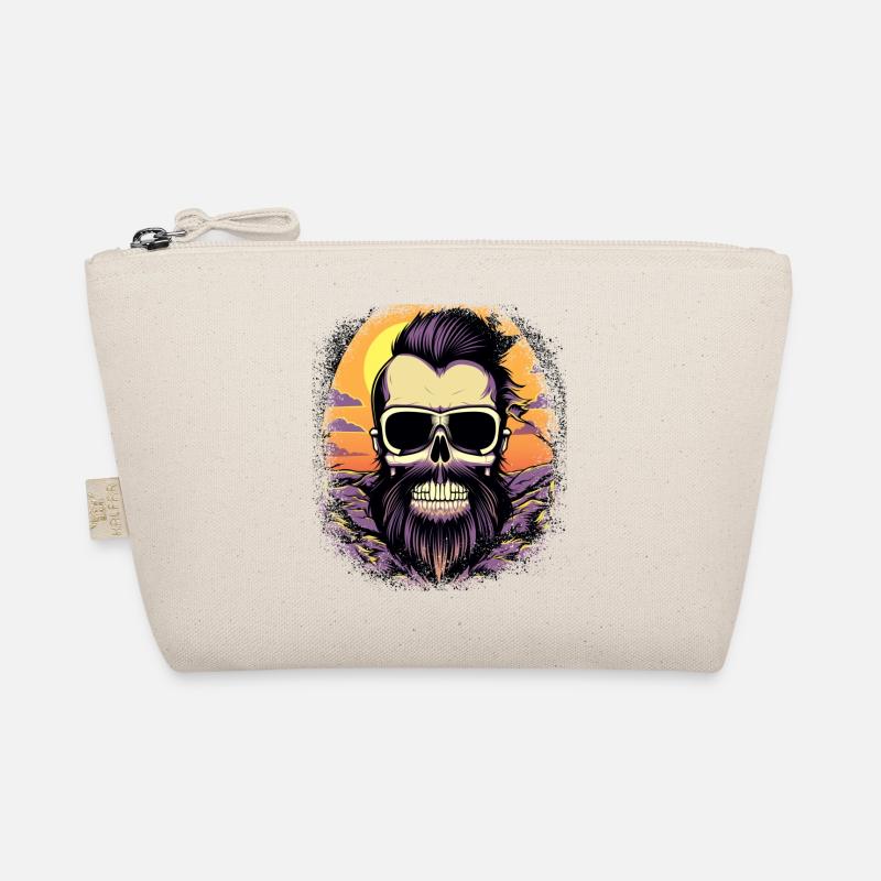 Bearded Beard Badly Worn Joke Bearded Dragon Bear Organic Pouch