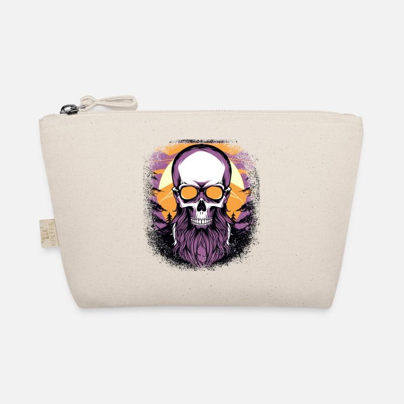 fun chubby bear badly worn bearded collie Bio-Täschchen