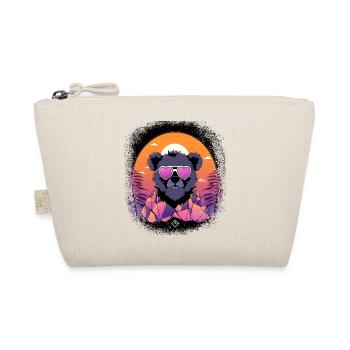 Coati Animal Humour Happy Funny Present Panda Bear - Trousse biologique - nature - Devant
