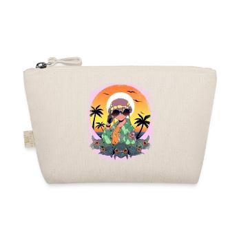 happy humor birthday present awesome geek - Bio-Täschchen - Natur - Vorne