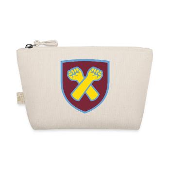 Cross hammer Hammers salute crossed arms irons - Organic Pouch - nature - Front