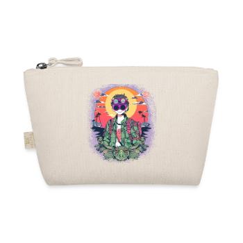 present idea bday birthday geek happy gift present - Organic Pouch - nature - Front