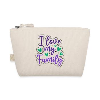 I Love My Family Sayings Reunion Relatives Sarcast - Bio-Täschchen - Natur - Vorne