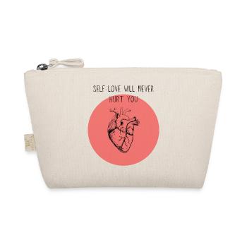 Quote Hive t-shirt, self-love - Organic Pouch - nature - Front