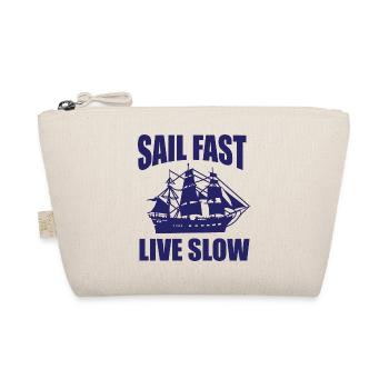 Sail fast Live slow - Bio-Täschchen - Natur - Vorne