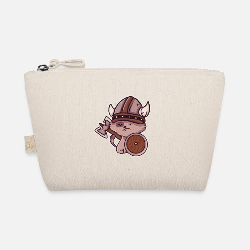 Wikinger Katze Kinder Valhalla Krieger Bio-Täschchen