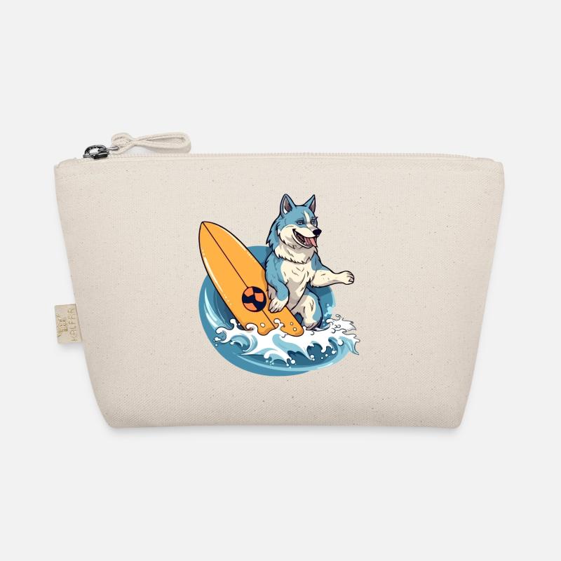 Momo, der Surferwolf Bio-Täschchen