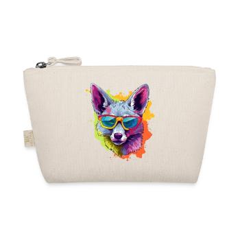 Leo the bespectacled jackal - Organic Pouch - nature - Front