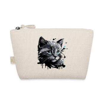 süsses Kätzchen, Katze - Bio-Täschchen - Natur - Vorne