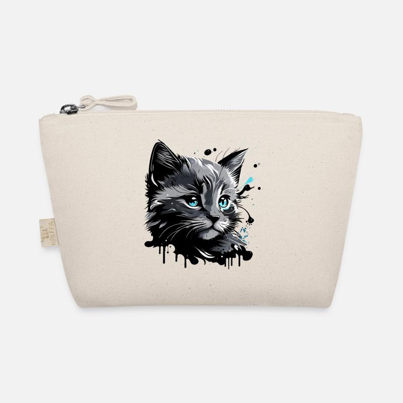 süsses Kätzchen, Katze - Bio-Täschchen - Natur