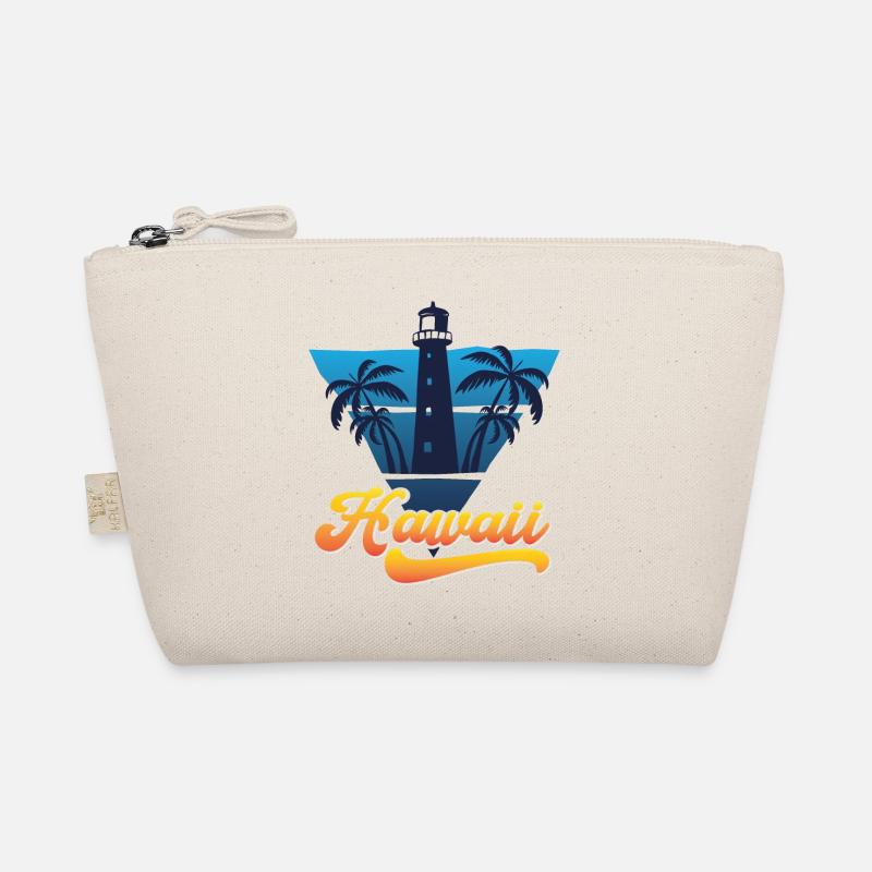 Hawaii Lighthouse Beach Design Organic Pouch