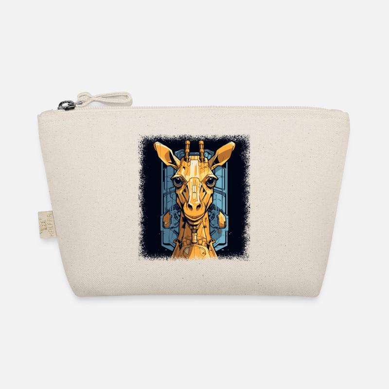 white gift joke giraffe giraffe lover giraffes Bio-Täschchen