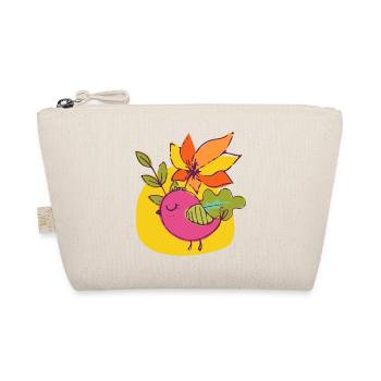 Vogel - Bio-Täschchen - Natur - Vorne