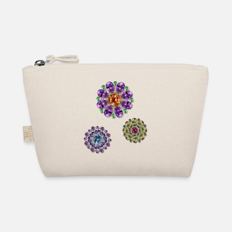 Edelstein-Blumen Bio-Täschchen