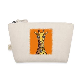 giraffe children joke birthday present giraffes - Organic Pouch - nature - Front