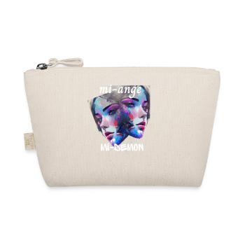 Humour & fun : Femme UNIQUE mi ange mi demon - Trousse biologique - nature - Devant