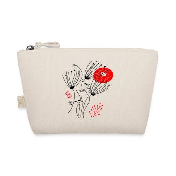 filigree delicate flowers, Flowers - Organic Pouch - nature - Front
