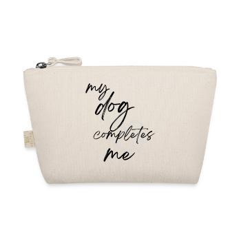 my dog completes me Shirt - Organic Pouch - nature - Front