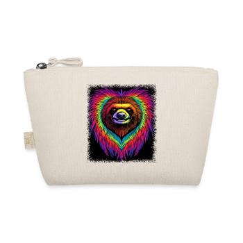 cool fun 3 years old birthday animal - Organic Pouch - nature - Front