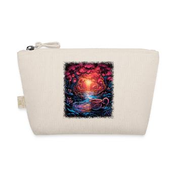 heart hippy dove of peace bday disarmament - Bio-Täschchen - Natur - Vorne