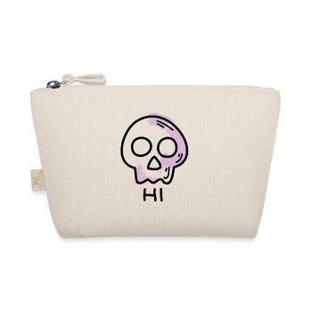 Skull - Hi - Organic Pouch - nature - Front