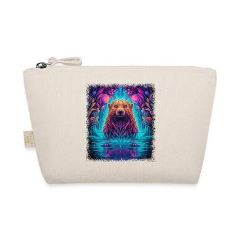 Pride Peace Sign Heart Birthday Present Jokes - Organic Pouch - nature - Front