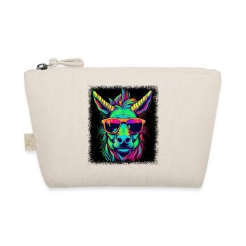 Unicorns Fun Baby Unicorn Shirt Happy - Organic Pouch - nature - Front