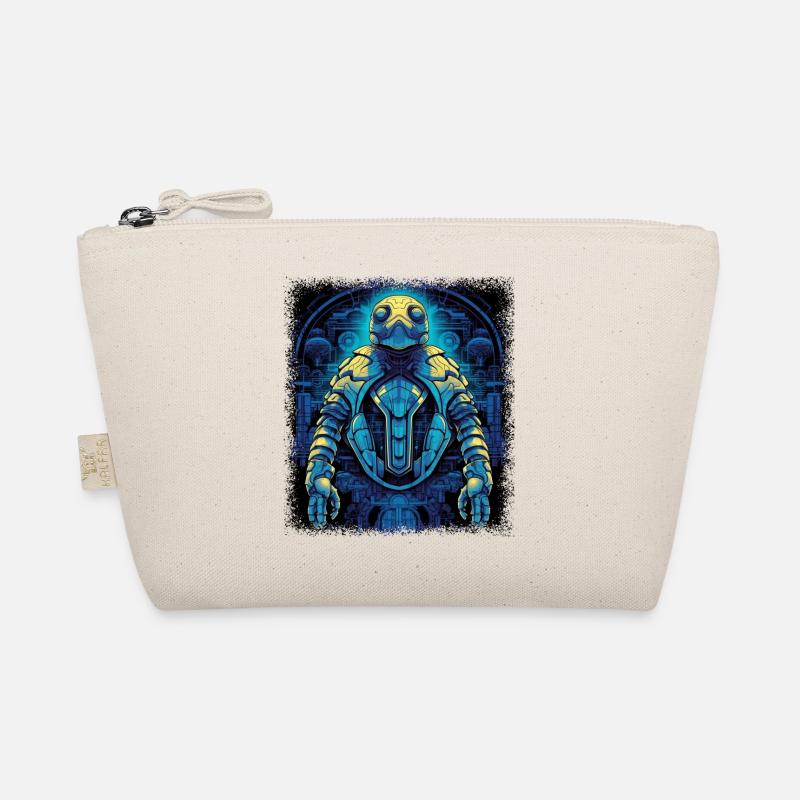 animals adventure tribal turtle gift statement - Bio-Täschchen - Natur