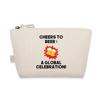 Cheers Beer T-shirt | World party! - Organic Pouch - nature - Front