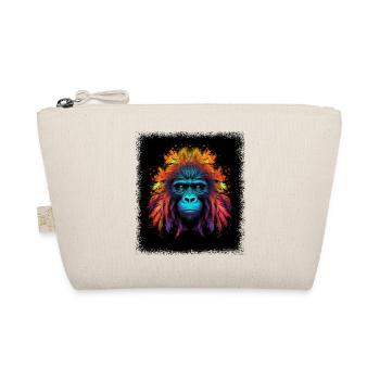 Gift Fun Peace Disarmament Geek Peace Sign - Organic Pouch - nature - Front