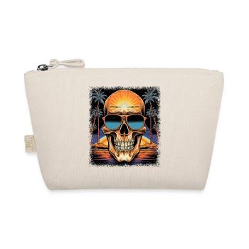 Baby Skeleton Tshirts Skull Skeleton Costume - Organic Pouch - nature - Front