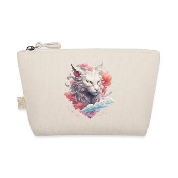 White Fantasy Lion - Bio-Täschchen - Natur - Vorne