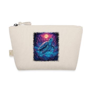 fun peace funky global peace geek peace symbol - Bio-Täschchen - Natur - Vorne