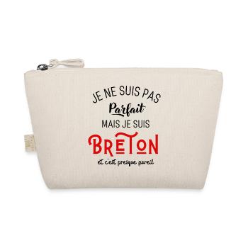 Pas parfait mais breton et c’est presque pareil - Trousse biologique - nature - Devant