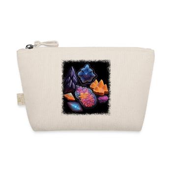 anniversaire cadeau fun flower power coeur paix - Trousse biologique - nature - Devant