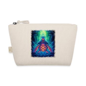 present gift idea peace for paris happy quote - Bio-Täschchen - Natur - Vorne