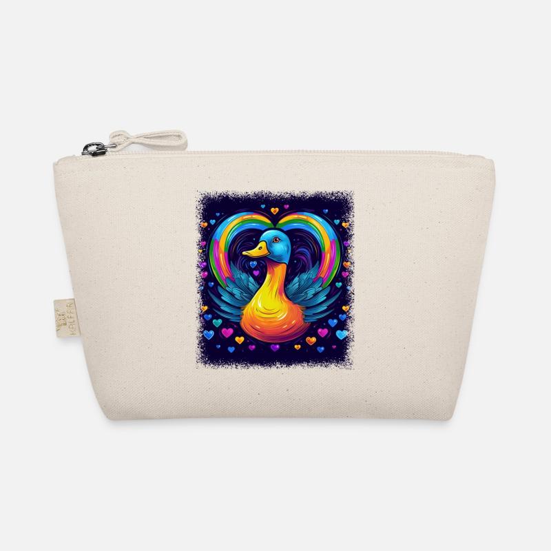 duck lover jokes gift present 8 bit bath duck Bio-Täschchen