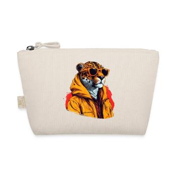 Streetstyle-Gepard | Geparden-Liebhaber - Bio-Täschchen - Natur - Vorne