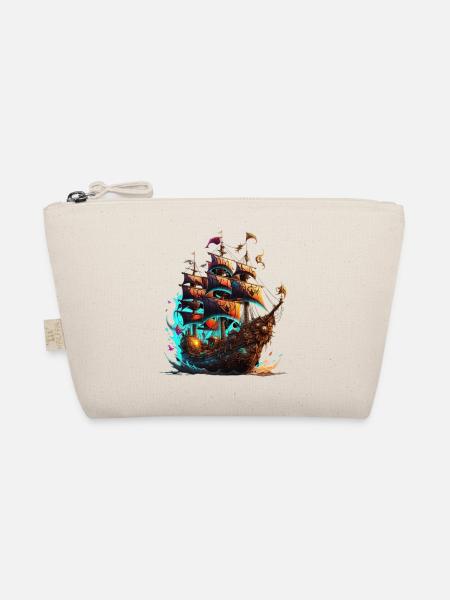 Pirate ship - Bio-Täschchen - Natur