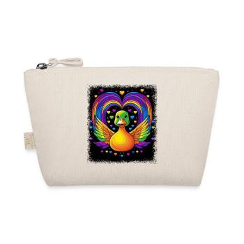 Cool salle de bain cadeau anniversaire cadeau canard 8 bit - Trousse biologique - nature - Devant