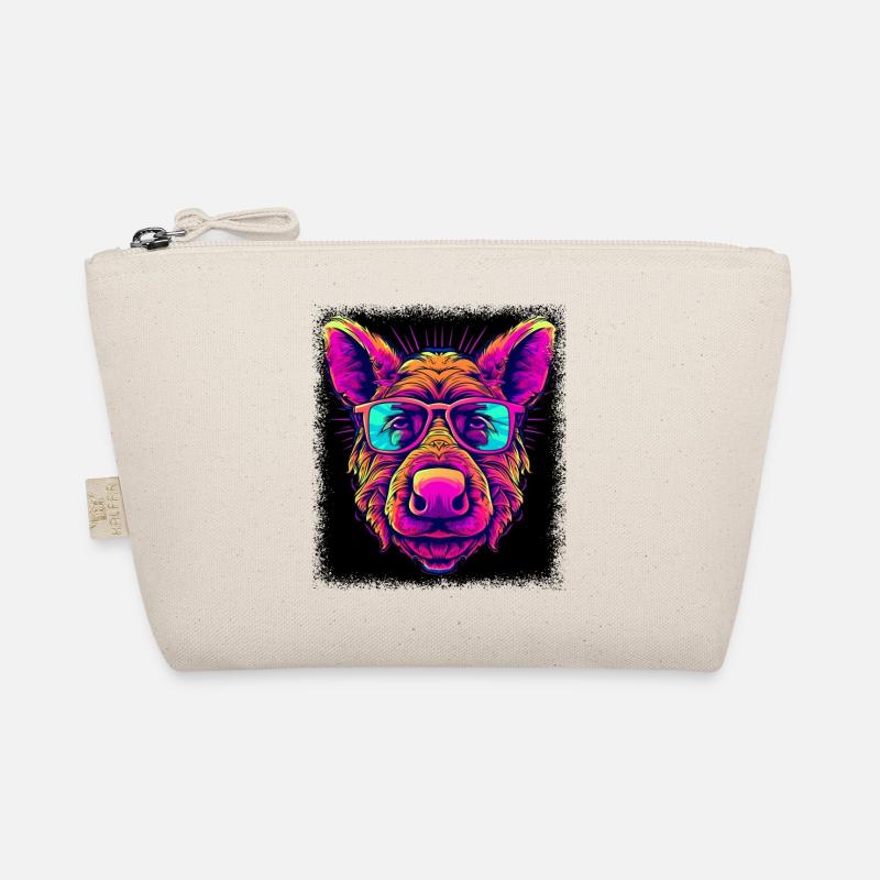 bacon tshirt happy awesome birthday present idea Bio-Täschchen