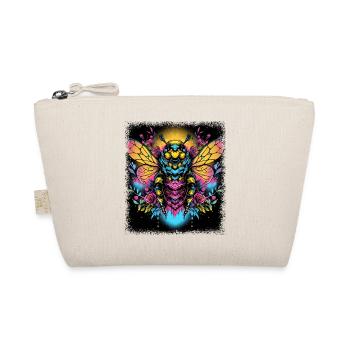 animal lover bee animal welfarists quote queen - Organic Pouch - nature - Front